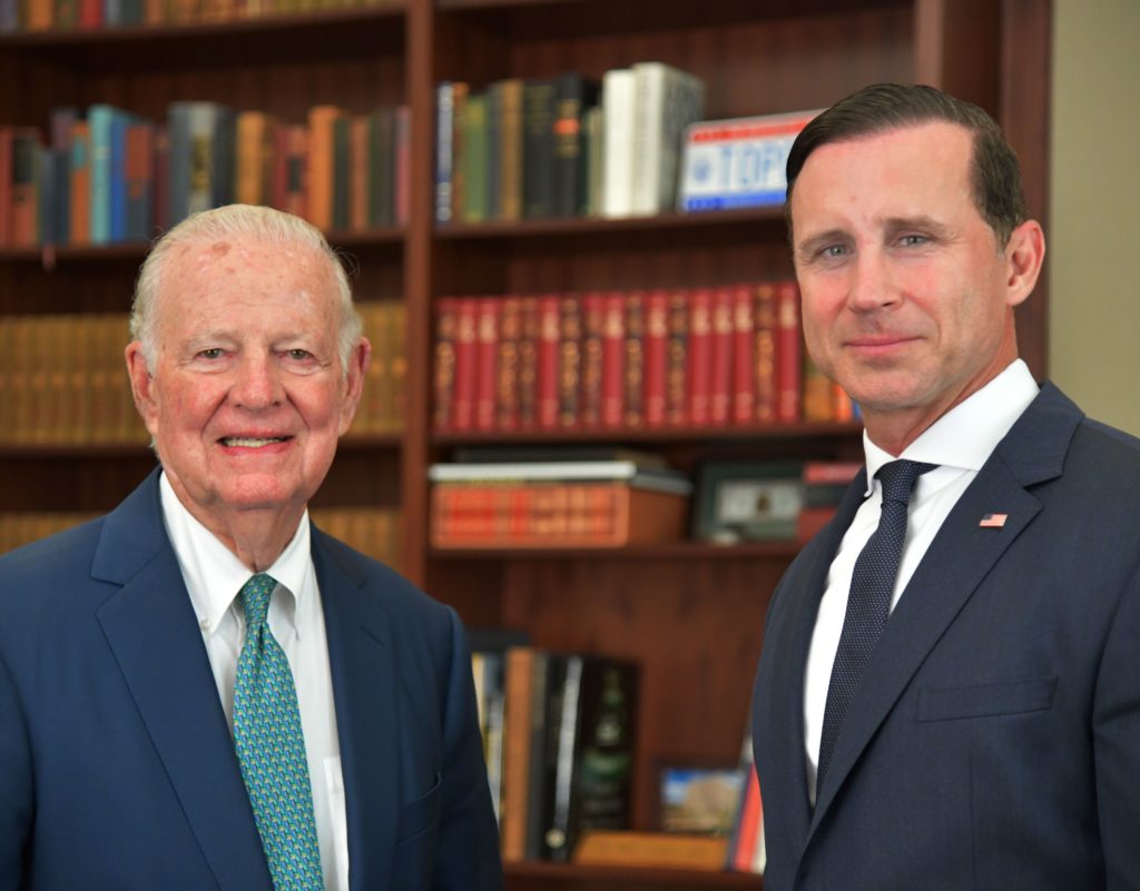 James A. Baker, III and Charles Denyer